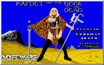 Mafdet and the Book of the Dead screen shot title